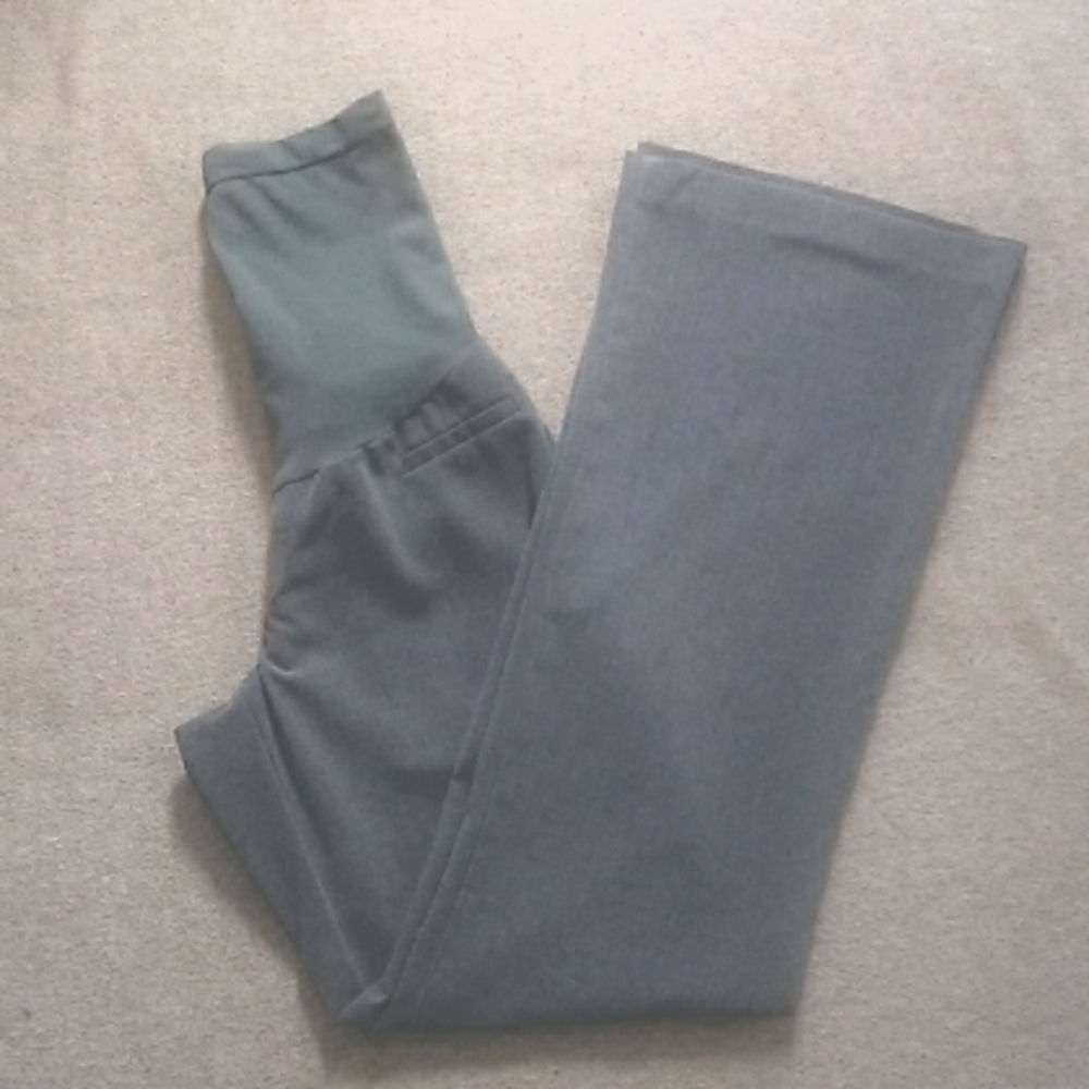 Motherhood Maternity Gray Pants, Bootcut, Size M